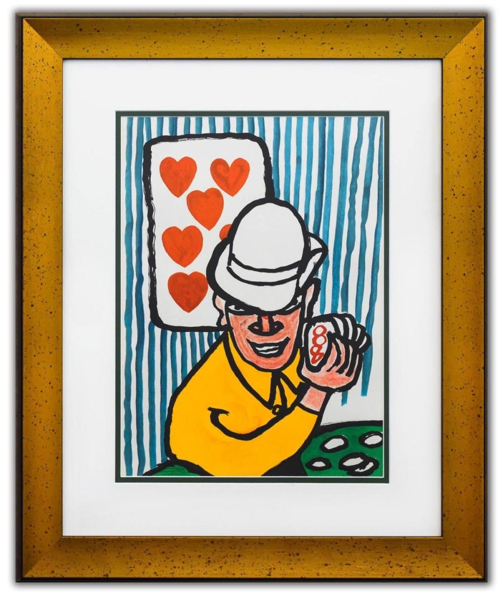 Artwork by Alexander Calder, DLM212 - Joueurs de cartes II, Made of Lithograph