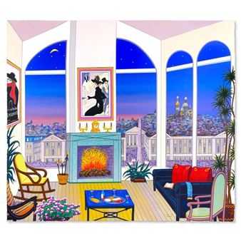 Interior with Lautrec - Fanch Ledan