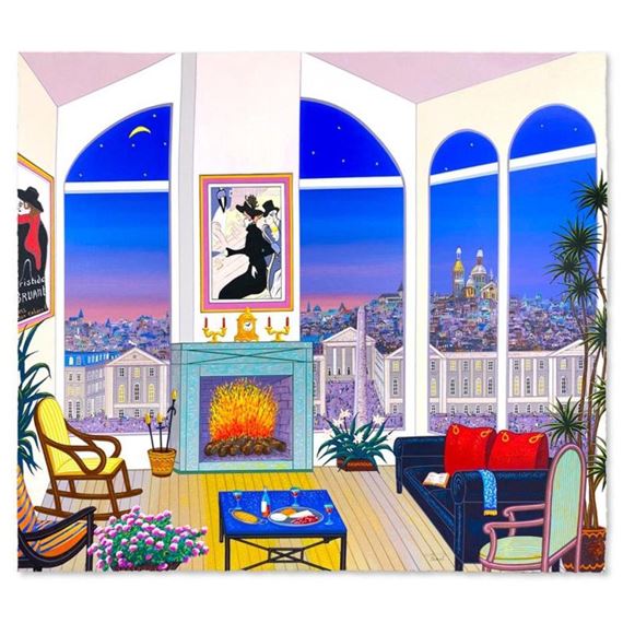 Interior with Lautrec - Fanch Ledan