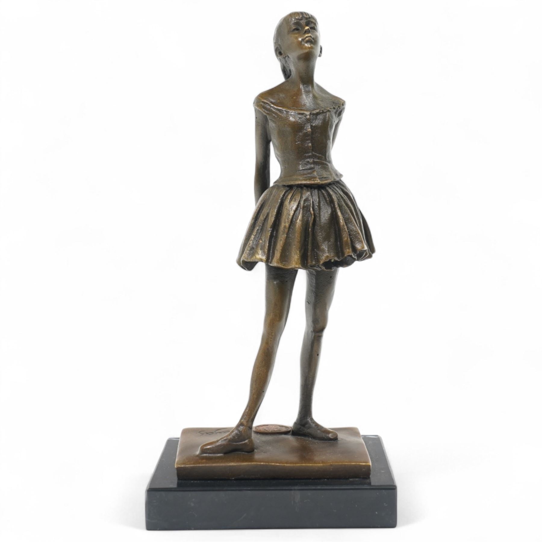 Artwork by Edgar Degas, La Petite Danseuse de Quatorze Ans, Made of Bronze
