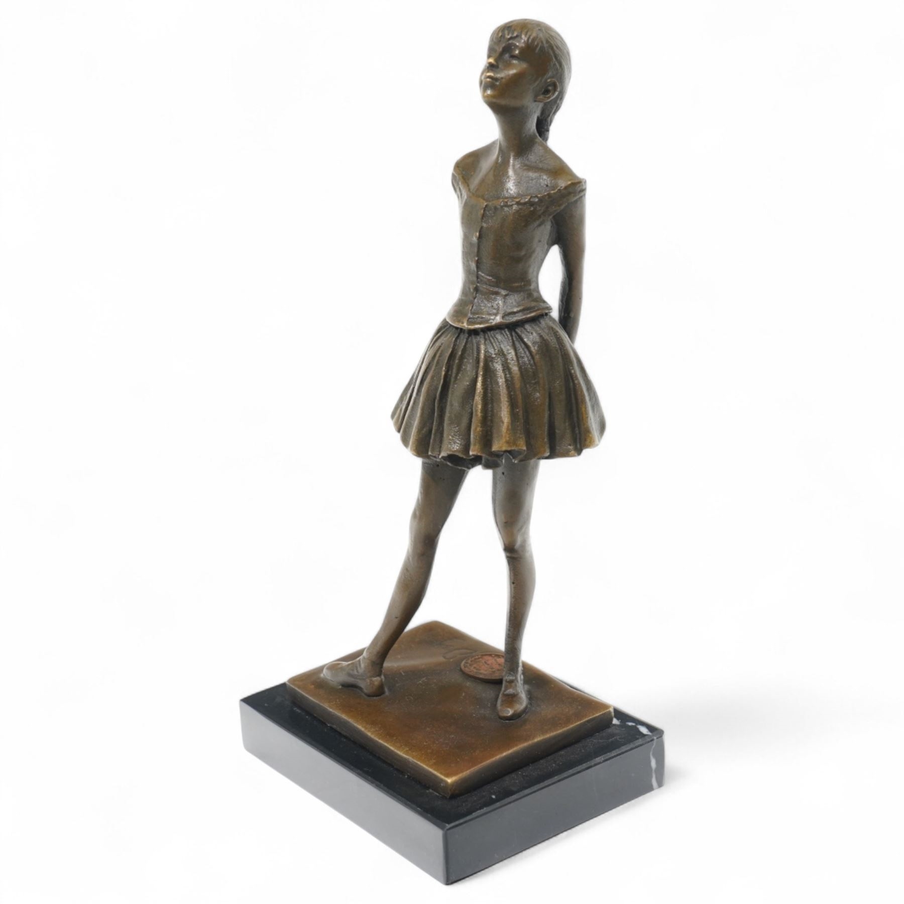 Artwork by Edgar Degas, La Petite Danseuse de Quatorze Ans, Made of Bronze
