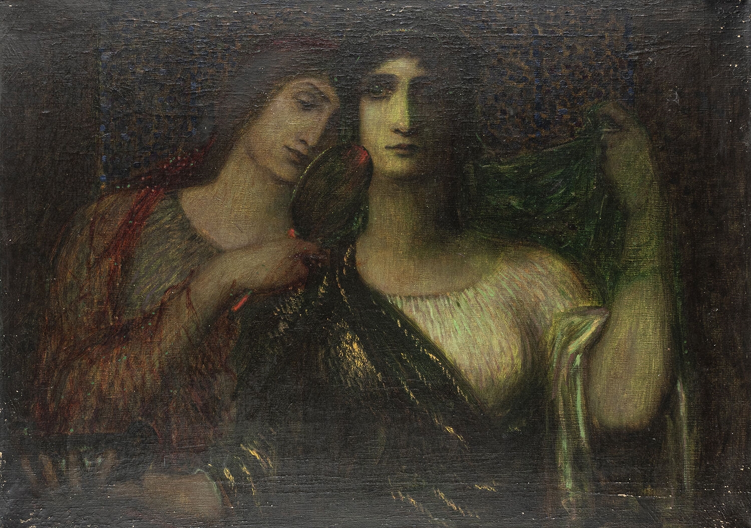 Artwork by Adolf Frey-Moock, Ein Symbol, Made of oil on canvas