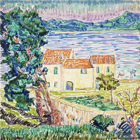 Hélène Funke | Chateau am See (1909) | MutualArt