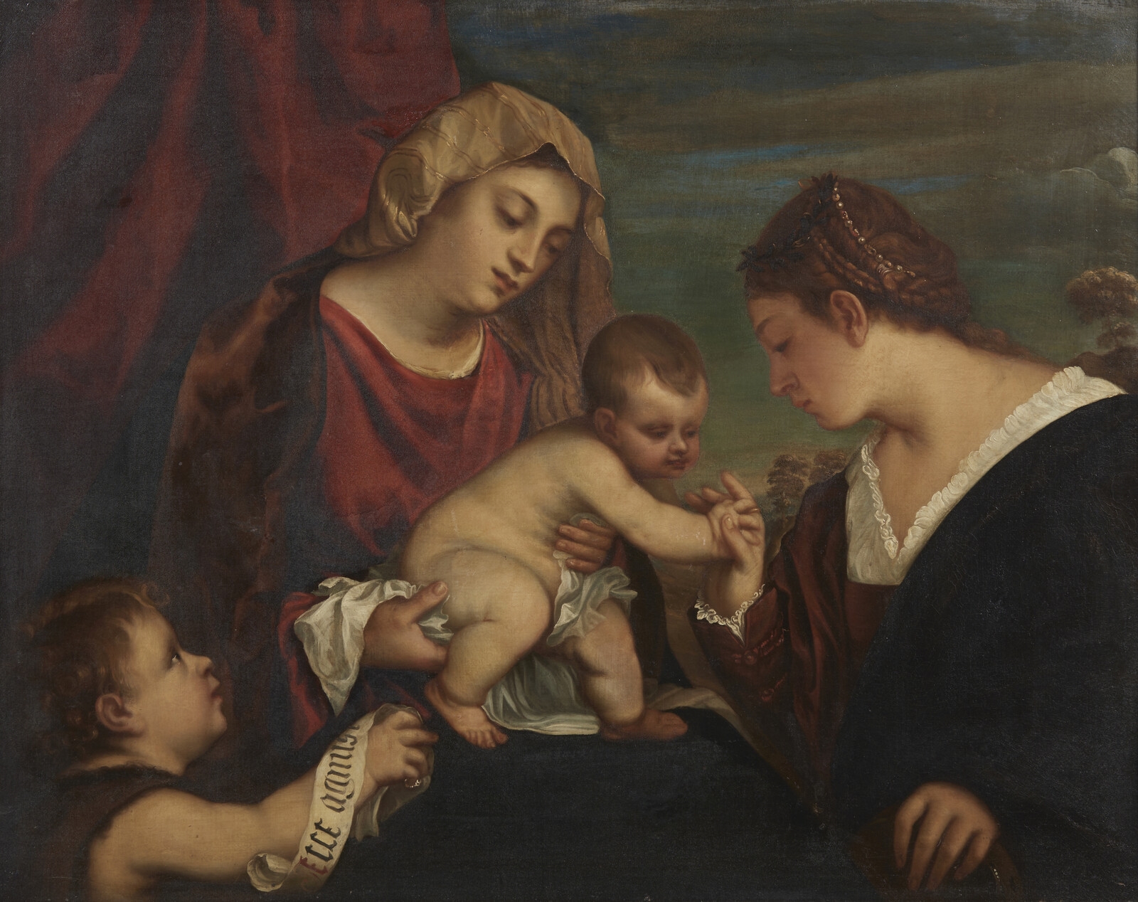 Francesco Vecellio | Mystical Marriage of Saint Catherine | MutualArt