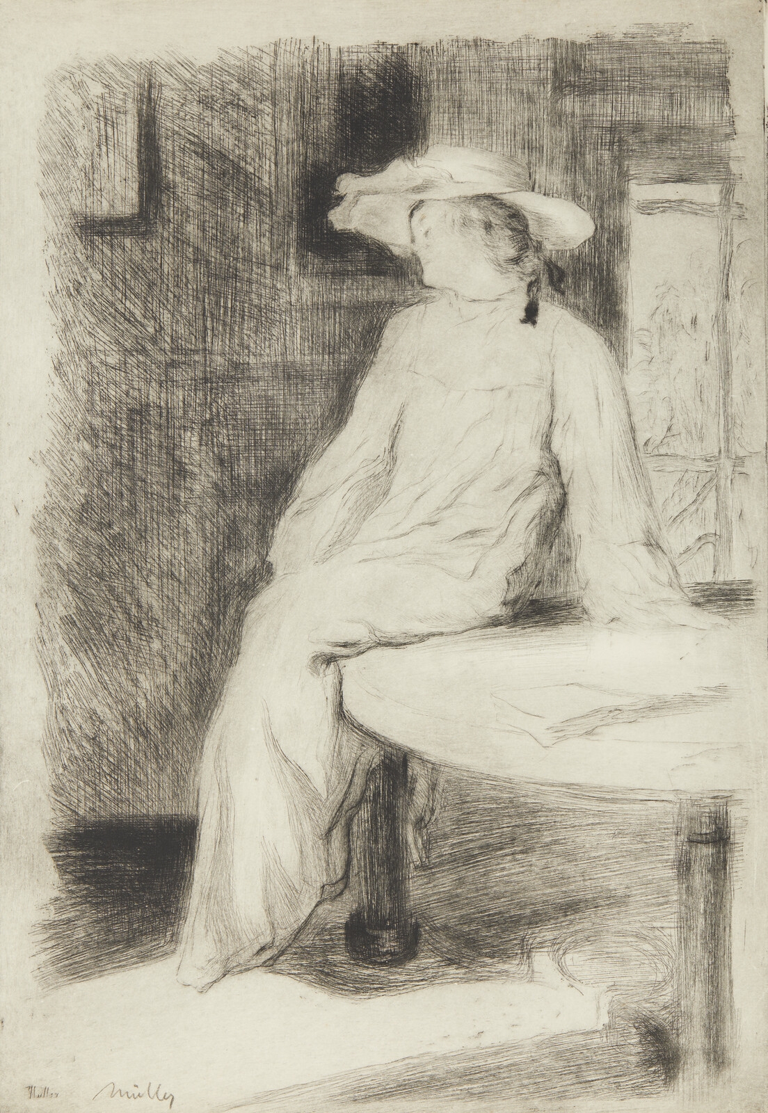 Artwork by Alfredo Muller, L'eté, Made of Grafica