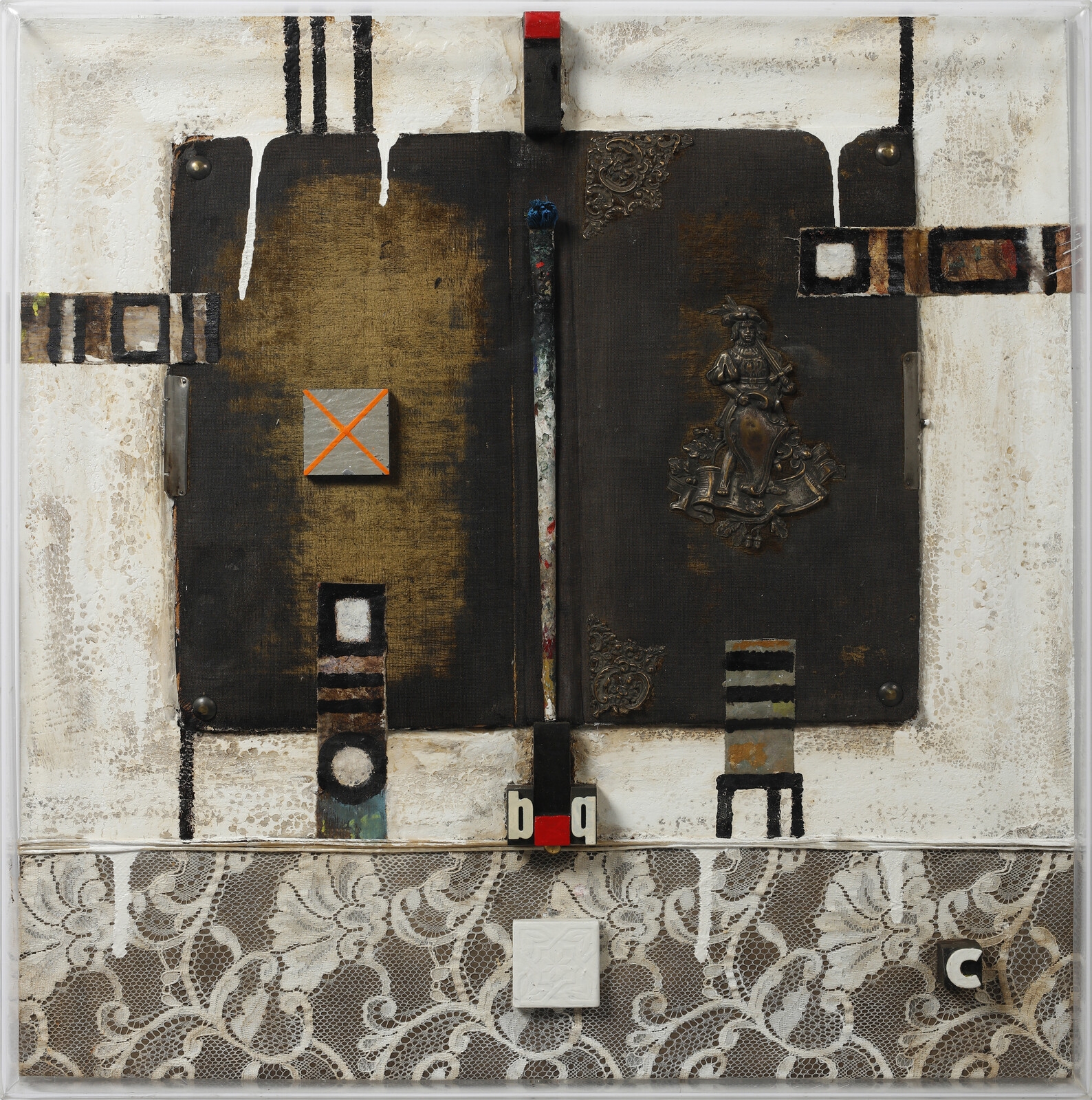 Artwork by Cinzio Cavallarin, Untitled, Made of Mixed Media And Collage On Board