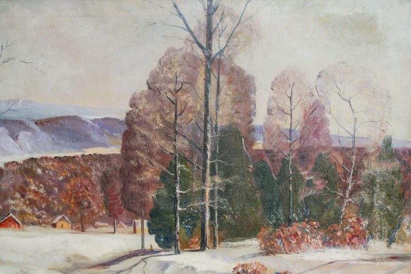 P. Pablo | snowy landscape | MutualArt