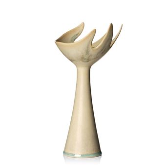 an artistic stoneware vase, Gustavsberg Studio, probably 1950s - Stig Lindberg