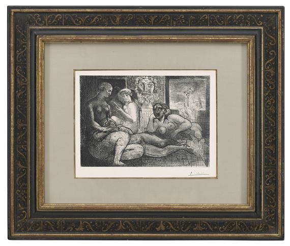 Pablo Picasso | Quatre femmes nues et tête sculptée, from La Suite ...