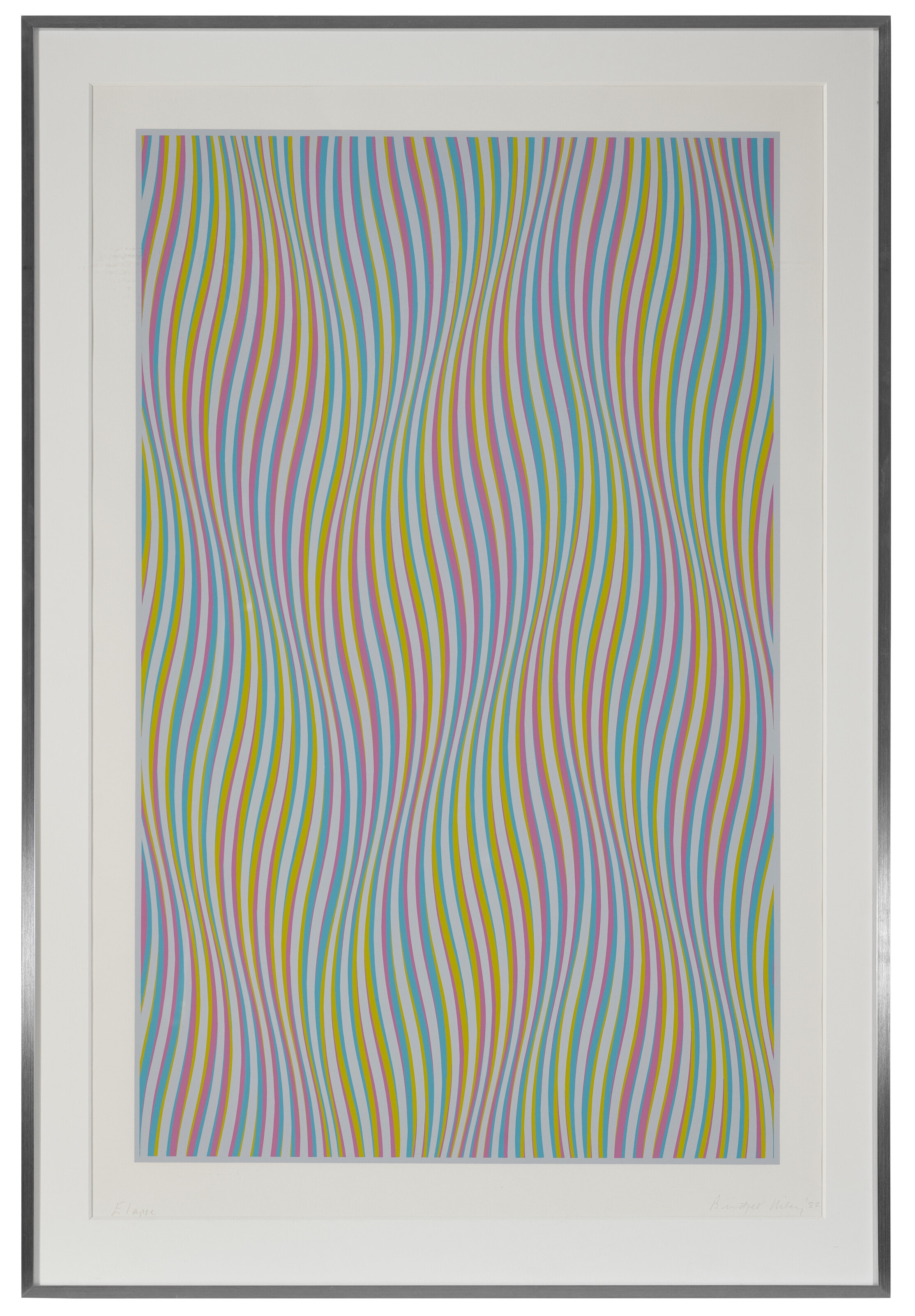 Bridget Riley | Elapse (1982) | MutualArt