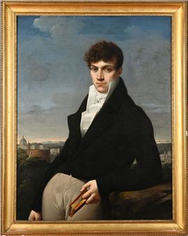 Portrait of a man in the Roman countryside