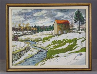 Winter Landscape Painting