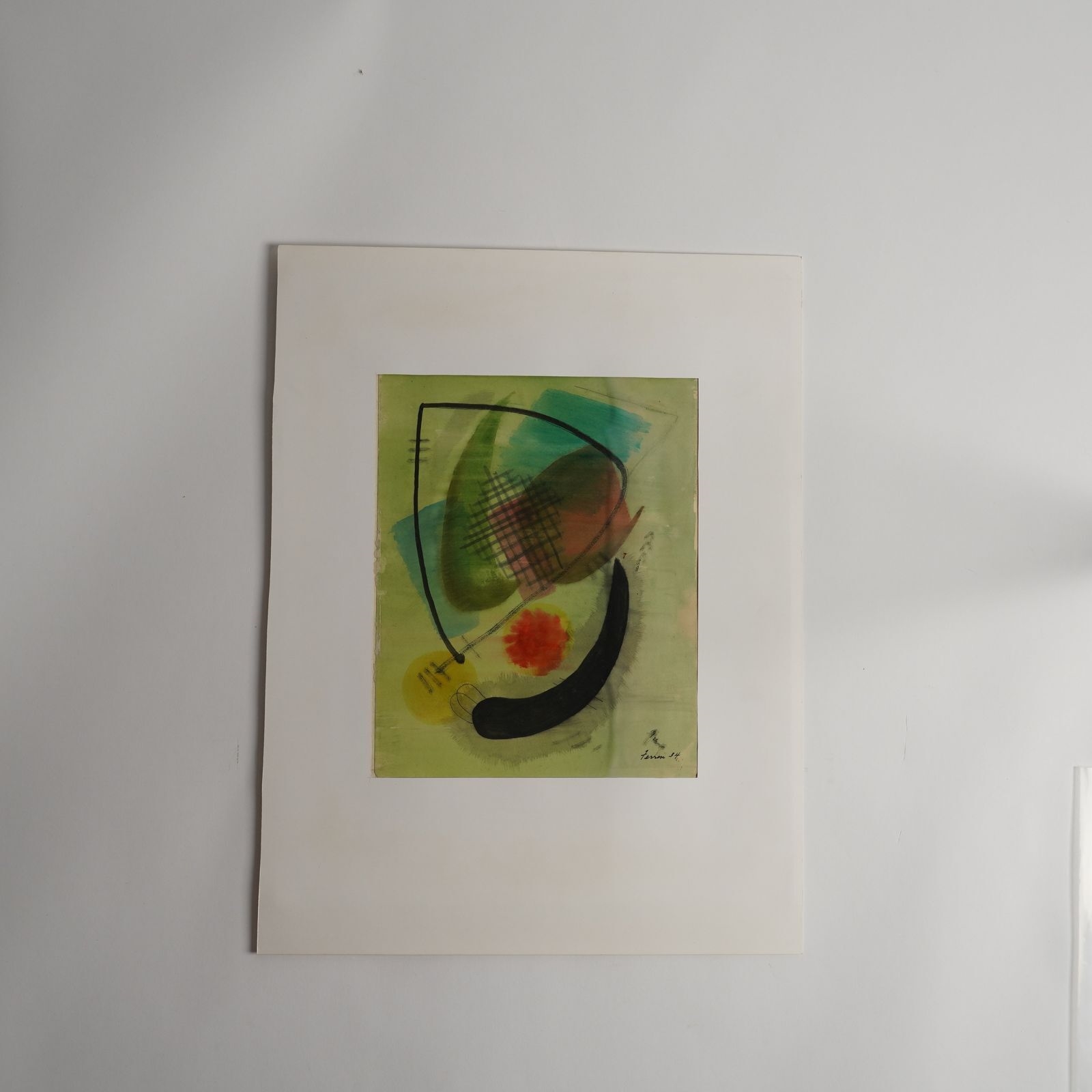 Artwork by John Ferren, Mallorca, Made of Ink And Watercolour