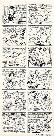 Sylvain, Sylvette et leurs aventures by Maurice Octave Lucien Cuvillier, 29 mars 1953