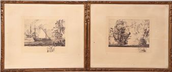 Combat naval - André Lemoine