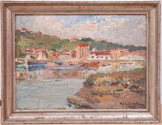 Madeleine Dangla | Village basque aux pieds de l'eau | MutualArt