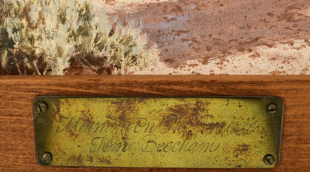 Artwork by Tom Beecham, Morning on the Prairie, Made of Oil On Board