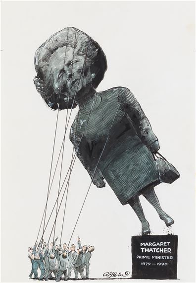 Charles Griffin | A selection of five cartoons of Margaret Thatcher ...
