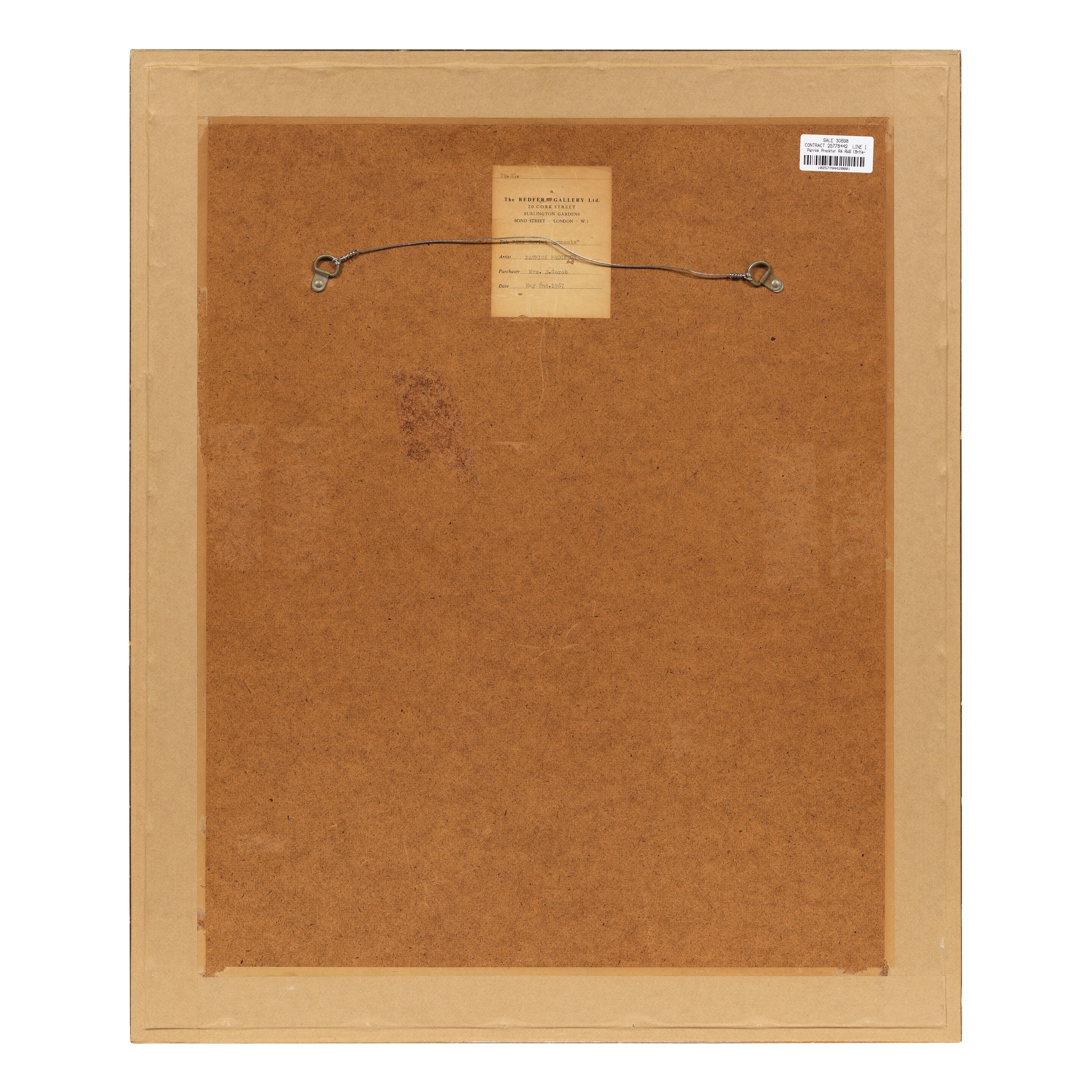 Artwork by Patrick Procktor, Six Soviet Gymnasts, Made of felt tip pen and pencil