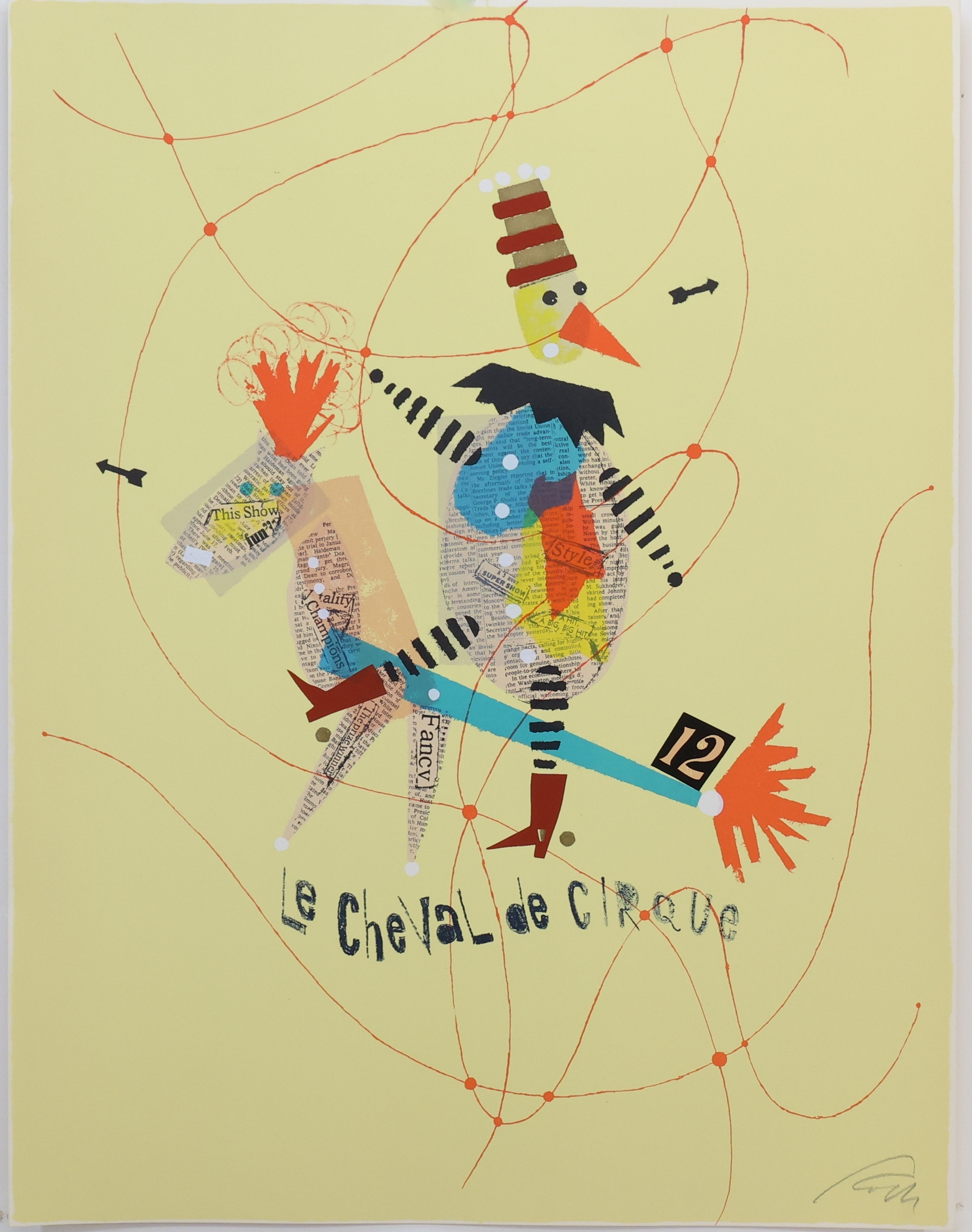 Wolfgang Roth | Grouping of 6 circus themed screen prints (1973 ...