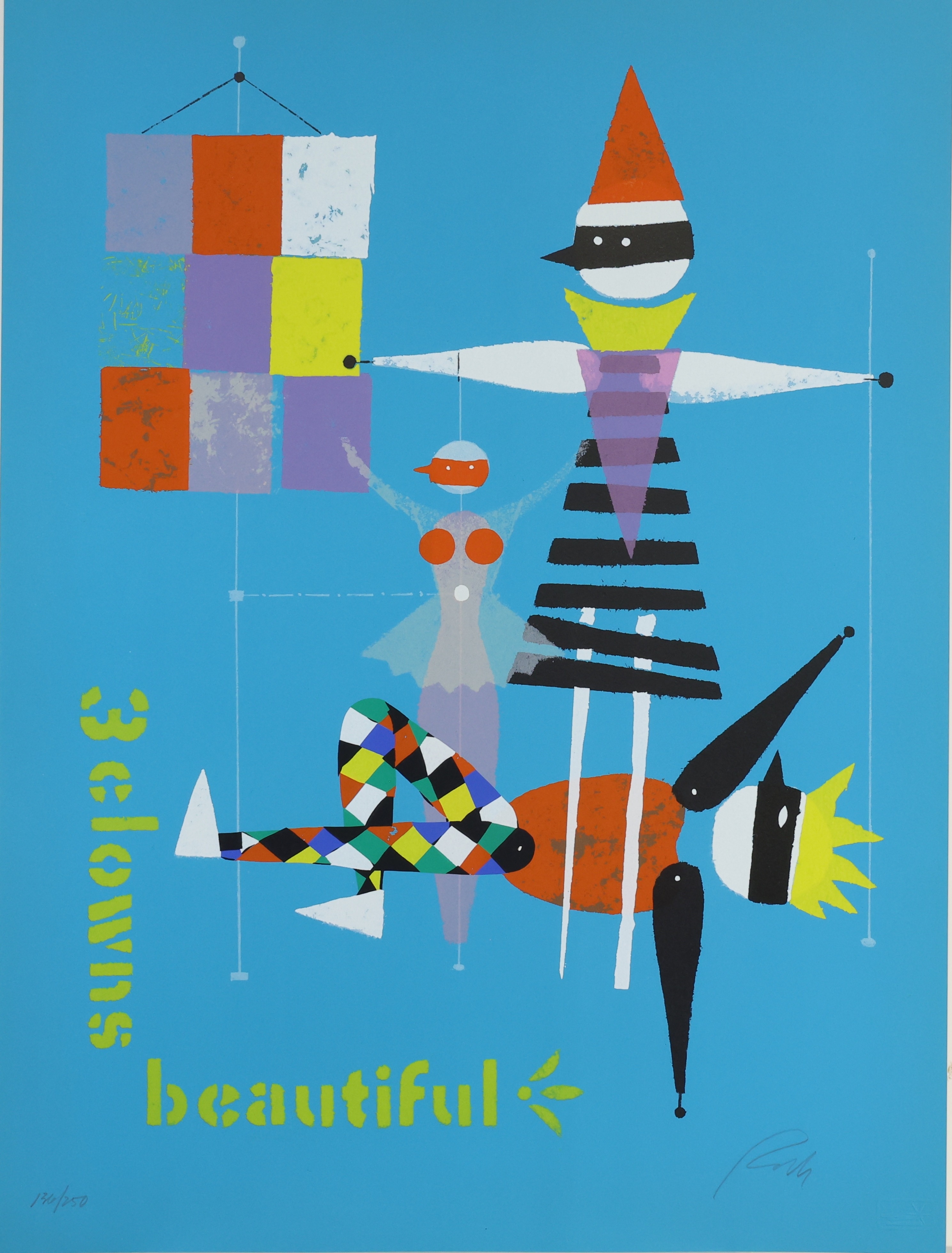 Wolfgang Roth | Grouping of 6 circus themed screen prints (1973 ...