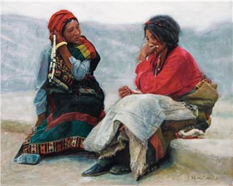 TIBETAN SISTERS - Wu Jian