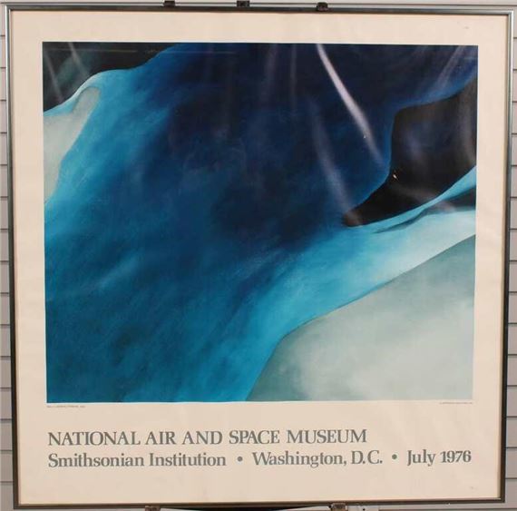 Blue, Smithsonian 1976 Poster - Georgia O'Keeffe