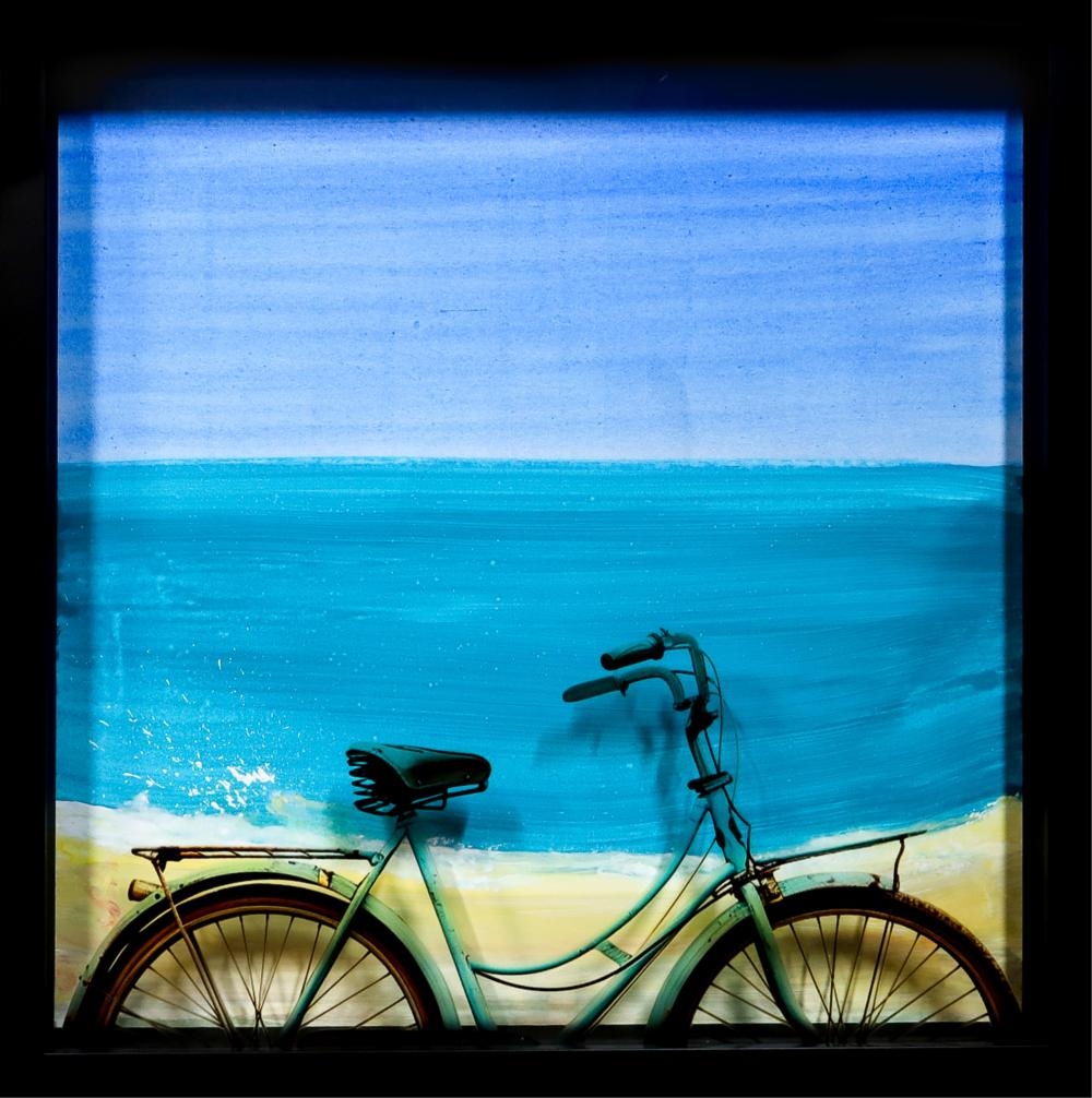 Artwork by Georgia Milan, My Adventures, Made of 3D Mixed-Media Shadow Box