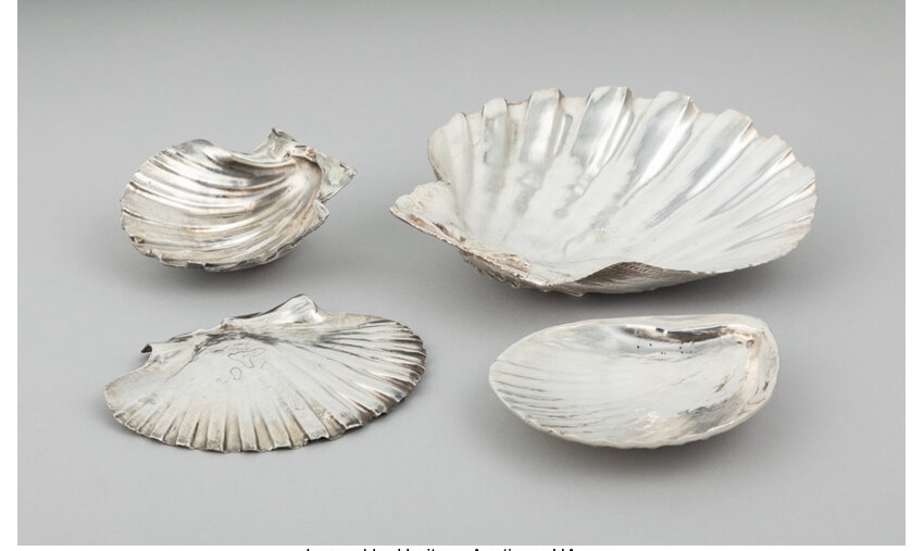 Stephen O'Meara | Four Shell-Form Table Articles | MutualArt
