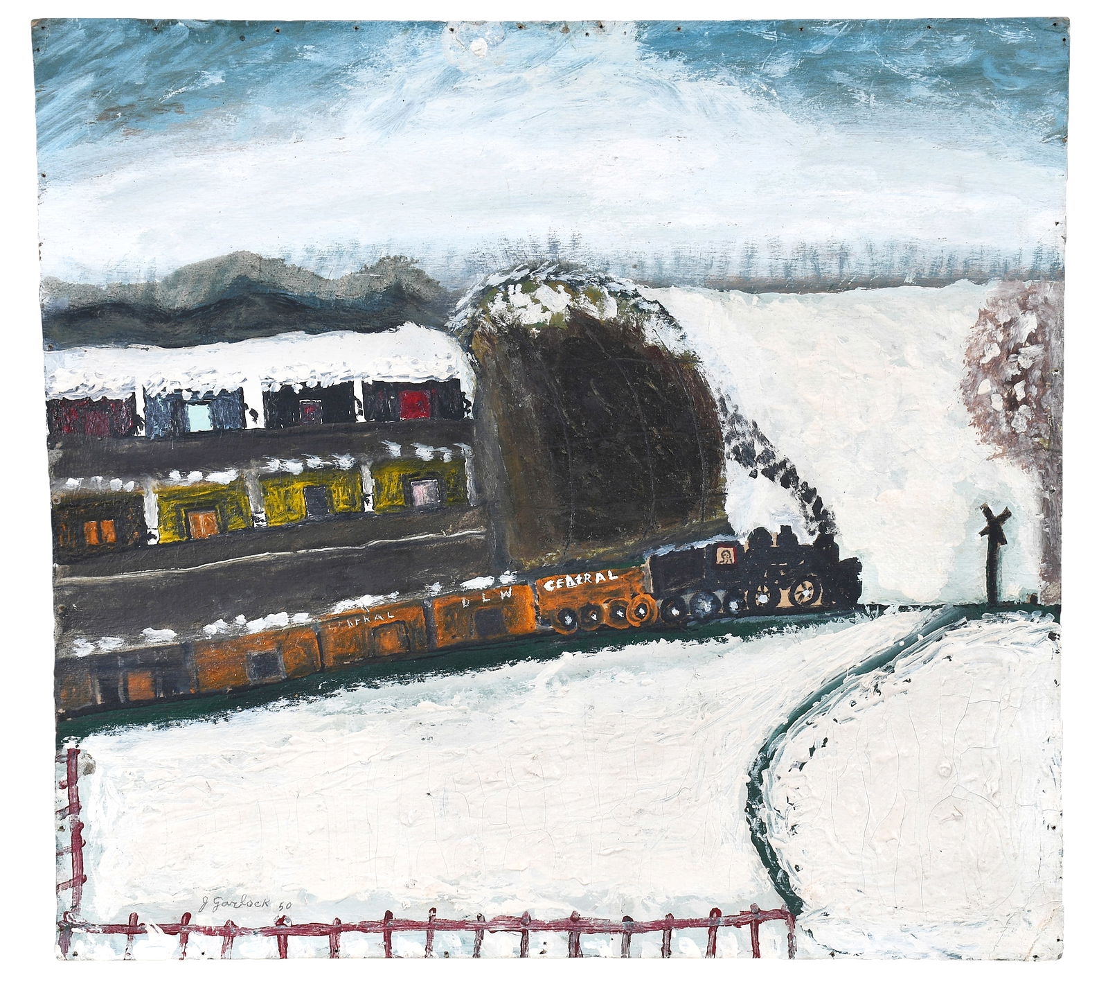 Joseph Garlock | DLW Central Train (1950) | MutualArt