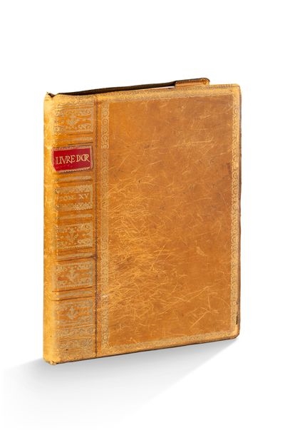 Artwork by Michel Macréau, Jacques Villeglé, James Guitet, Untitled, Made of Guestbook, Original Artists' Drawings And Handwritten Letters