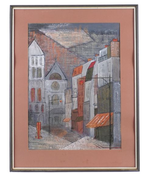 European street cityscape - Doris Marie Leeper