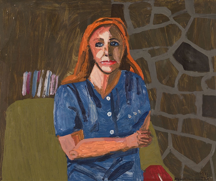 Artwork by Maxwell Bennett Bates, Portrait, Made of Oil On Board