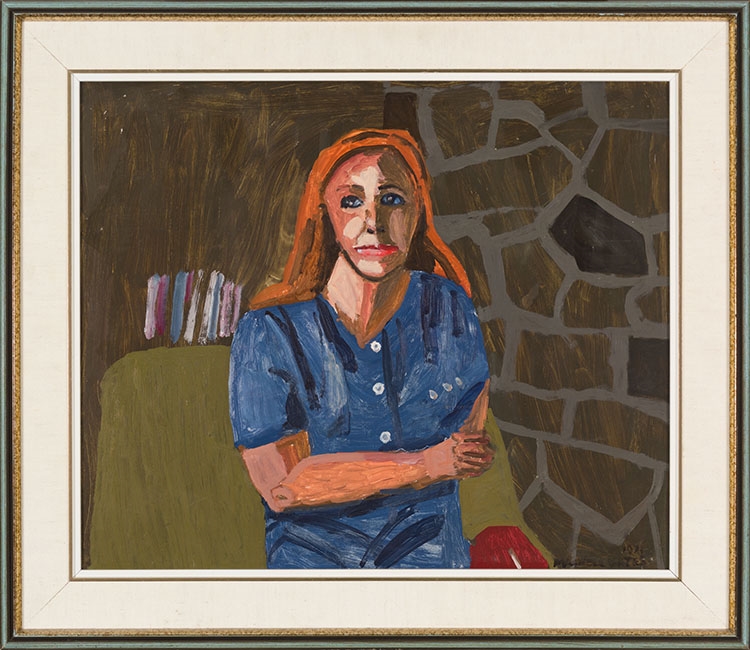 Artwork by Maxwell Bennett Bates, Portrait, Made of Oil On Board