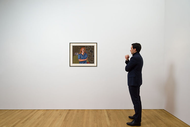 Artwork by Maxwell Bennett Bates, Portrait, Made of Oil On Board