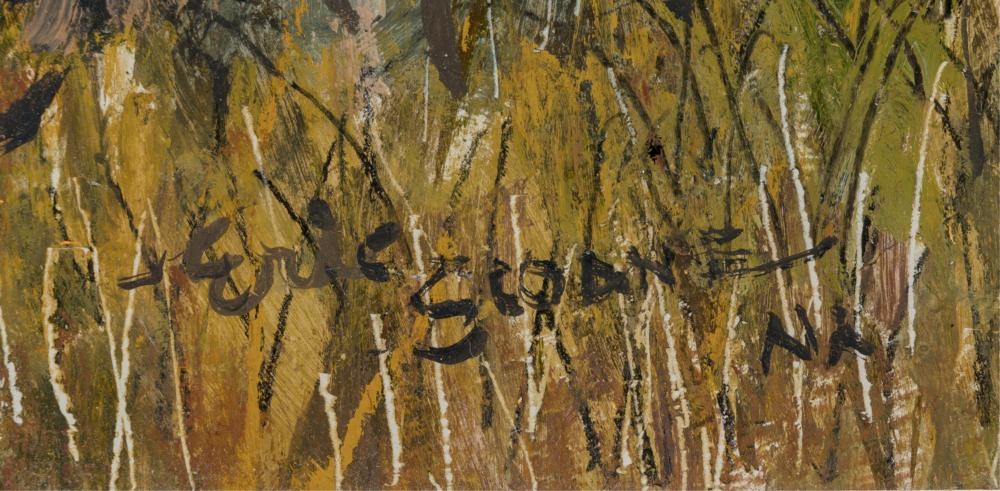 Artwork by Eric Sloane, Stone Barn, Made of Oil On Canvas