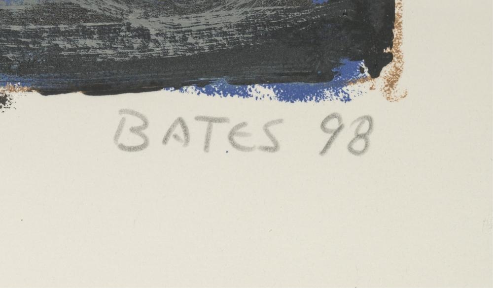 Artwork by David Bates, Apple Blossom, Made of Hand-Painted Mixed Media On Paper