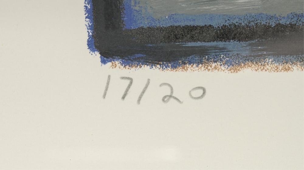 Artwork by David Bates, Apple Blossom, Made of Hand-Painted Mixed Media On Paper