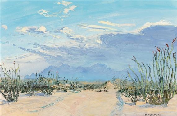 Ocotillos Near the Guadalupes - Louisa McElwain