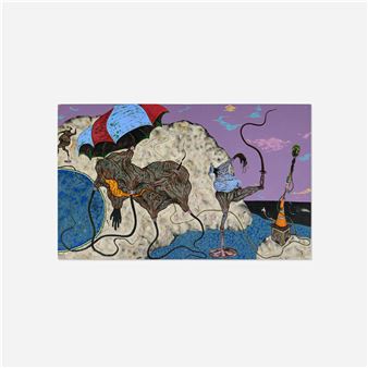 Untitled (Limbo Colony) (diptych