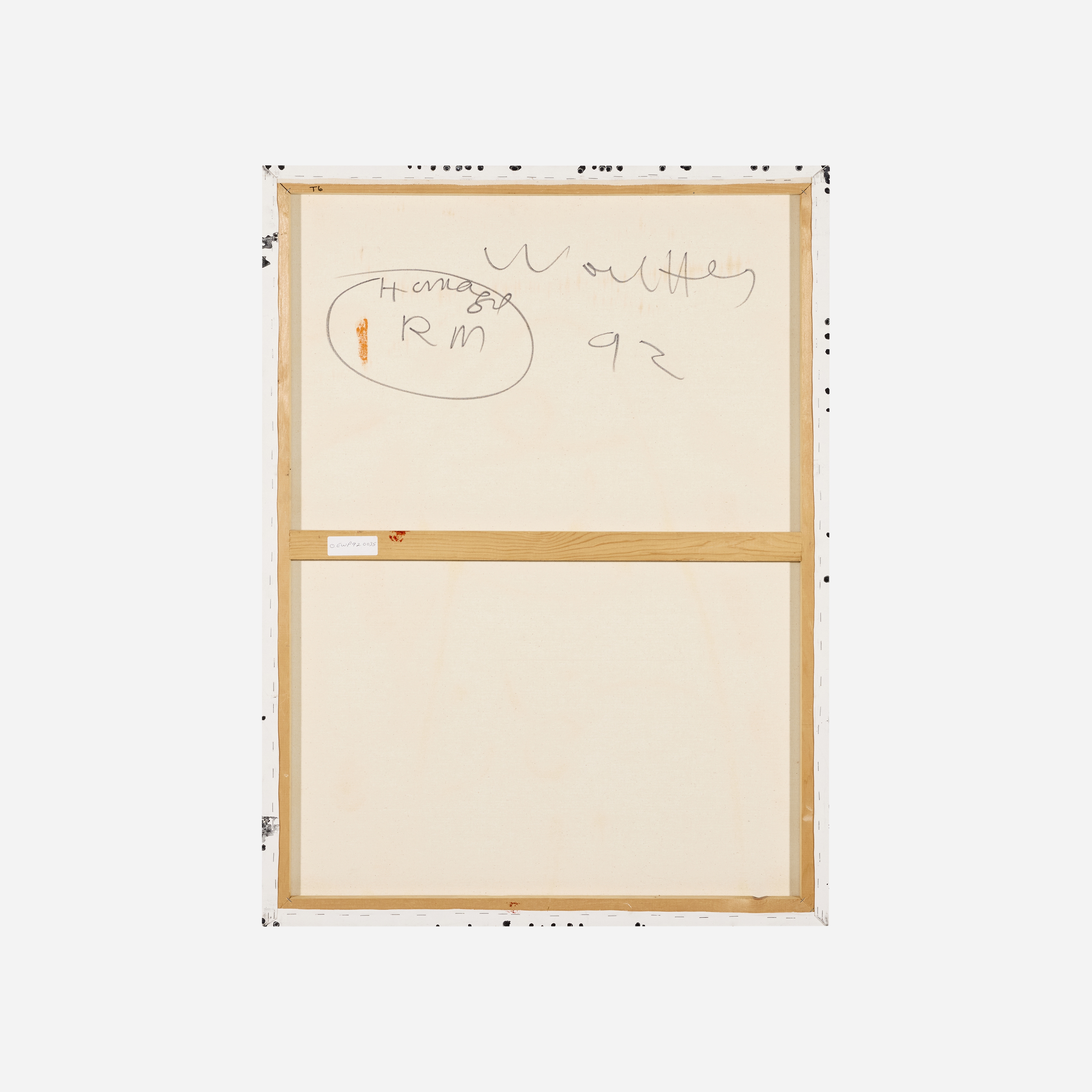 Artwork by Emerson S. Woelffer, Homage to RM, Made of Acrylic On Canvas