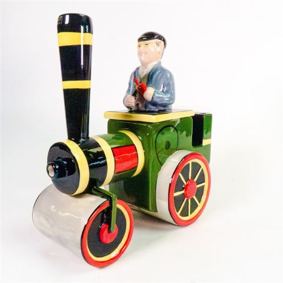 Lorna Bailey | Steam Engine Fred (Dibnah) tea pot | MutualArt