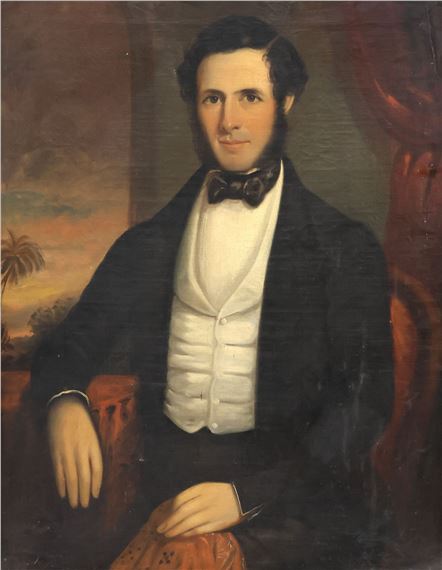 Portrait of a Gentleman - American School, 19th Century