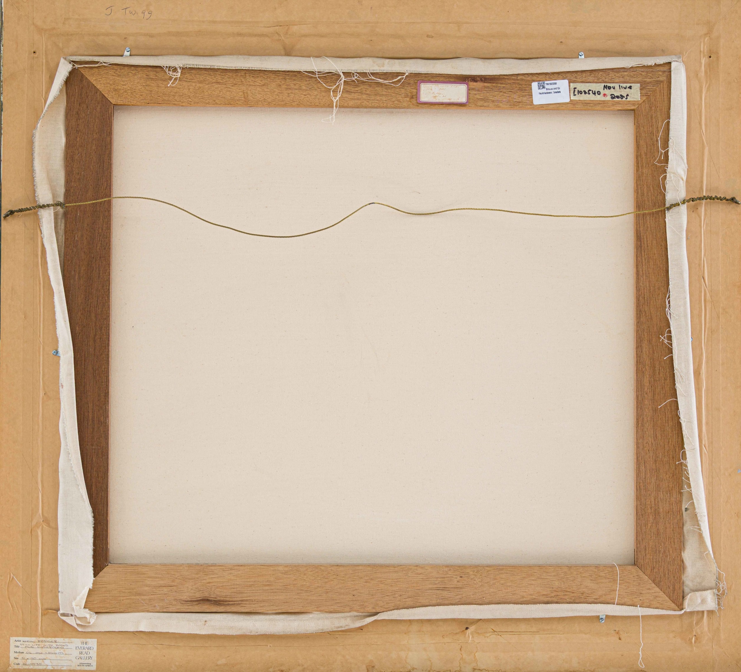 Artwork by Neil Rodger, Still Life with Roses and Mushrooms, Made of Oil On Canvas