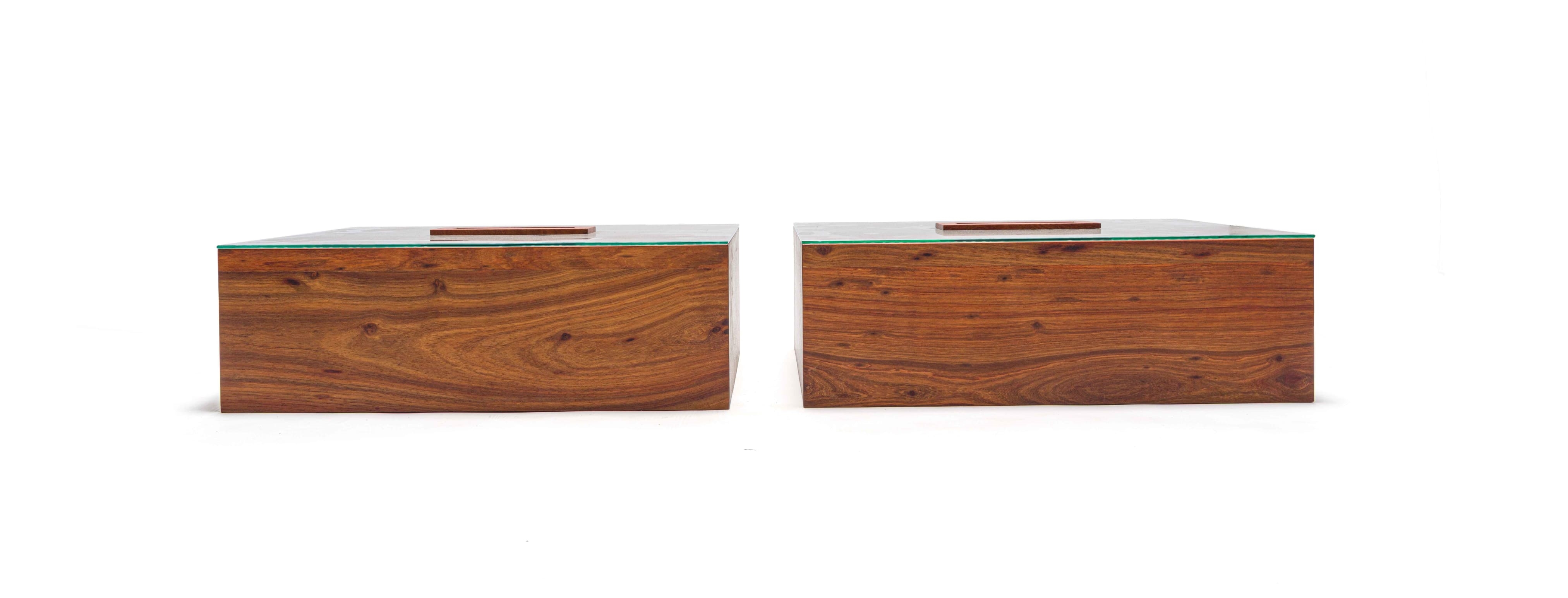 Artwork by Willem Boshoff, Closed Ballot, Made of Wood And Sandblasted Glass