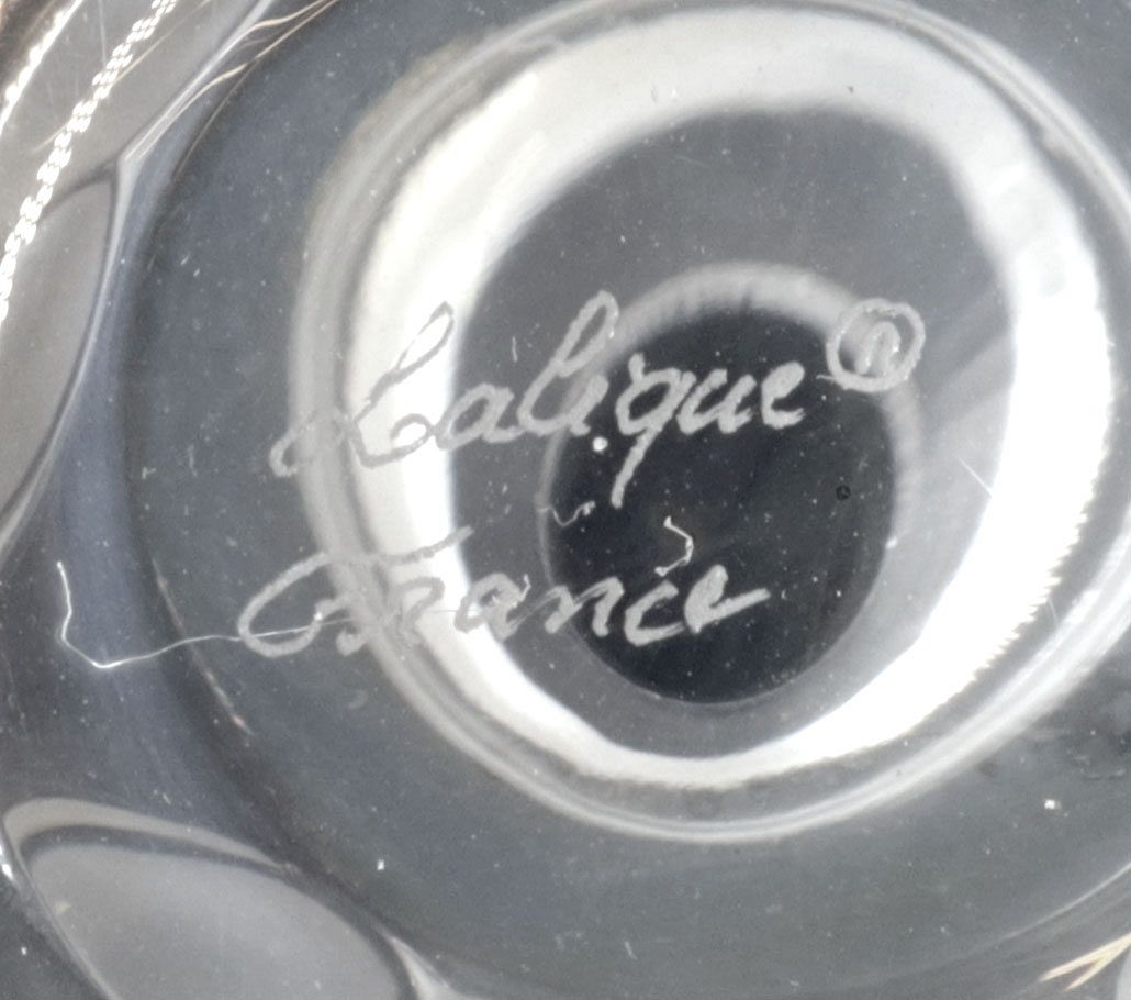 Artwork by René Lalique, Deux Fleurs & Thais, Made of Art Crystal