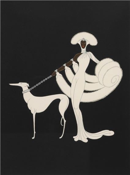 EBONY & WHITE - Erté
