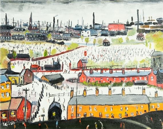 Northern Industrial Town - Laurence Stephen Lowry