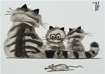 Les trois à chats et la souris