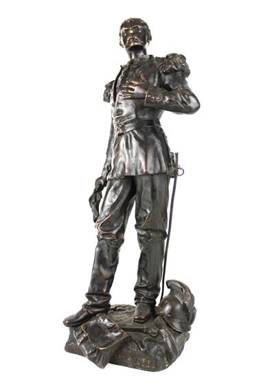 Estafette -3e brigade de Dragons by Charles Anfrie, 1888